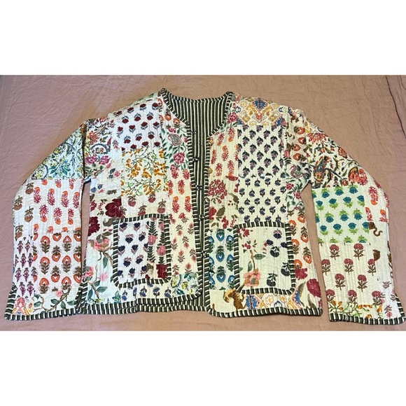 Reversible patchwork jacket - Picture 4 of 10